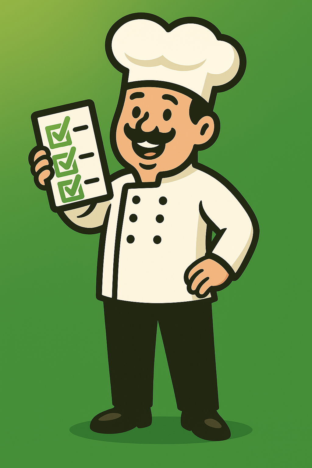 ChefList mascot illustration